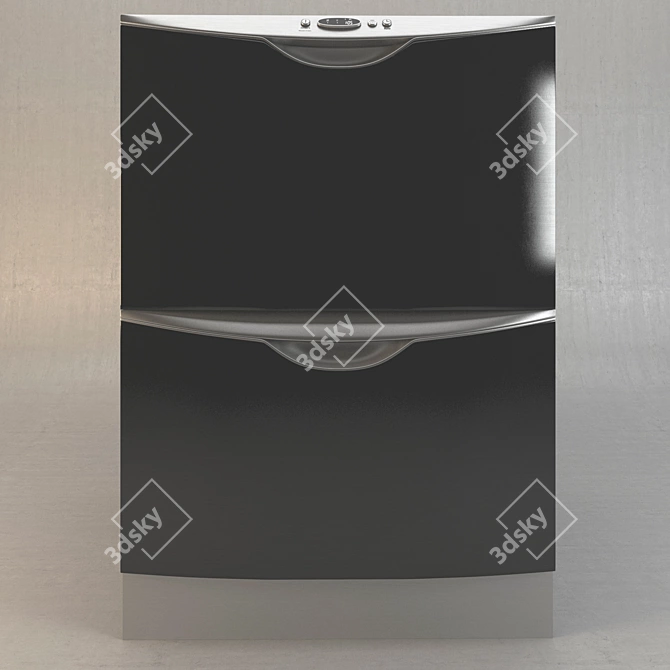 Sleek Dishwasher for Modern Interiors 3D model image 1