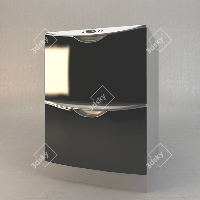 Sleek Dishwasher for Modern Interiors 3D model image 2