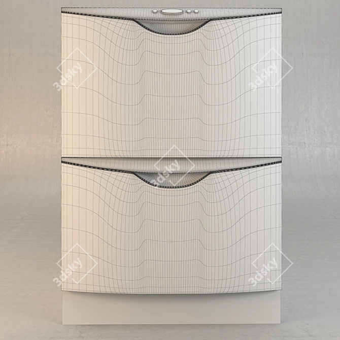 Sleek Dishwasher for Modern Interiors 3D model image 3