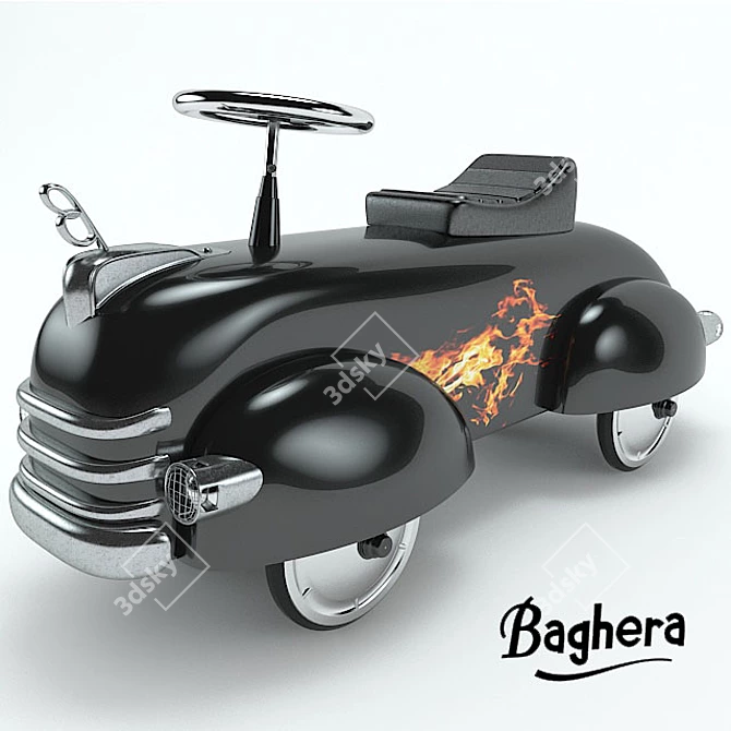Speed Machine: Baghera's Hot Rod 3D model image 1
