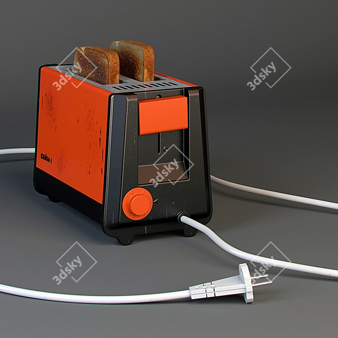 Retro Saeima 1: Essential Breakfast Essential 3D model image 2