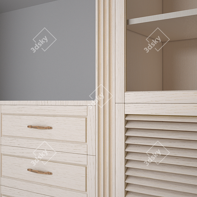 Customizable Attic Wall | 2012 & 2015 Max Versions 3D model image 2