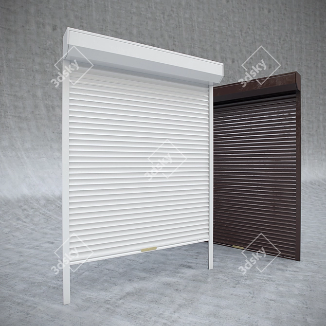 SecureShield Roller Shutters 3D model image 1