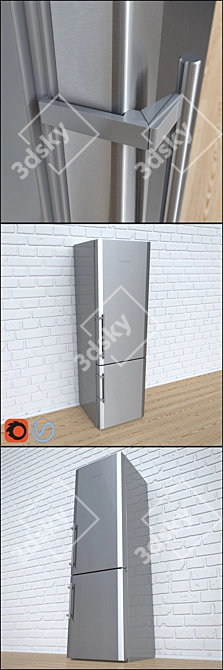 Liebherr CUesf 4023: Stylish Fridge with Advanced Features 3D model image 1