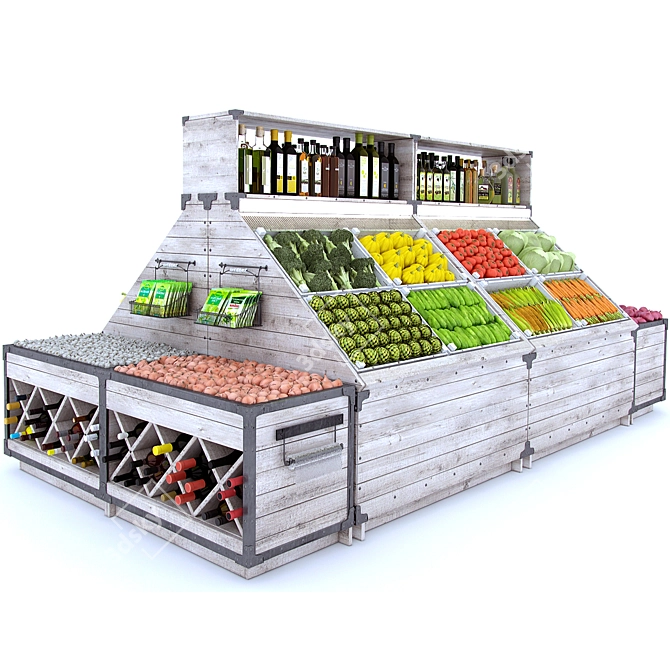 Superstruct Vegetable Cooler 3D model image 3