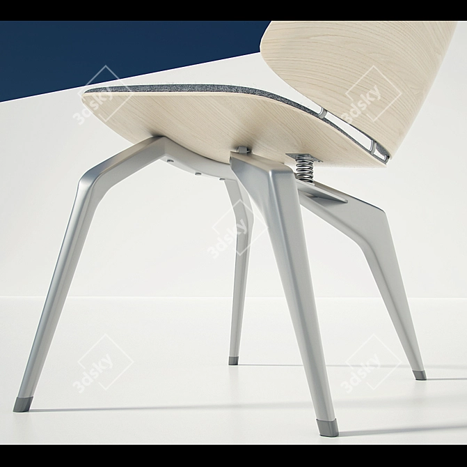 Sleek Spider Chair, Max + Vray 3D model image 2