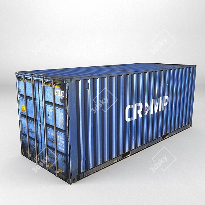 Battlefield 3 Container Set: 10 Units, 6m Length 3D model image 2