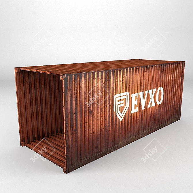 Battlefield 3 Container Set: 10 Units, 6m Length 3D model image 3