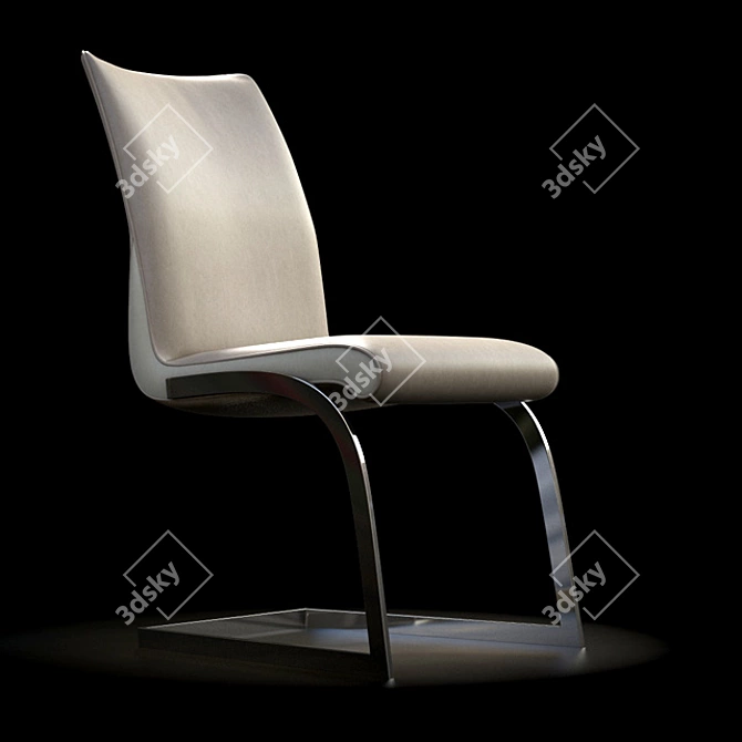 Elegant Diva Chair - Supreme Comfort 3D model image 1