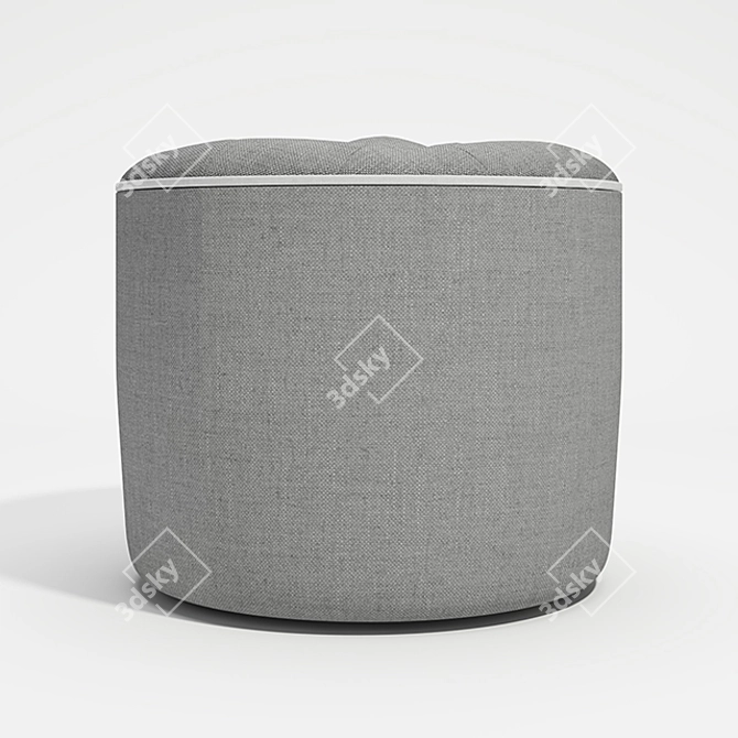 BOLIA Tuckln Pouf - Versatile & Stylish Seating 3D model image 2