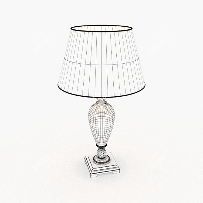 Elegant Le Porcellane Table Lamp 3D model image 2