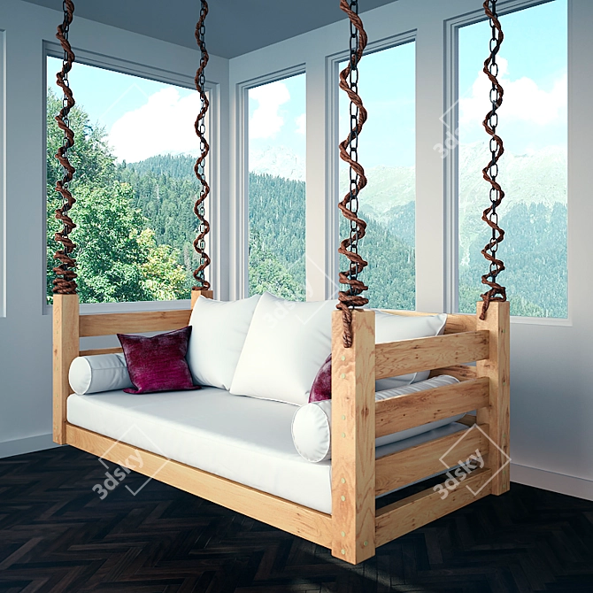 "Versatile Swing Bed Package - Quick Delivery! 3D model image 2