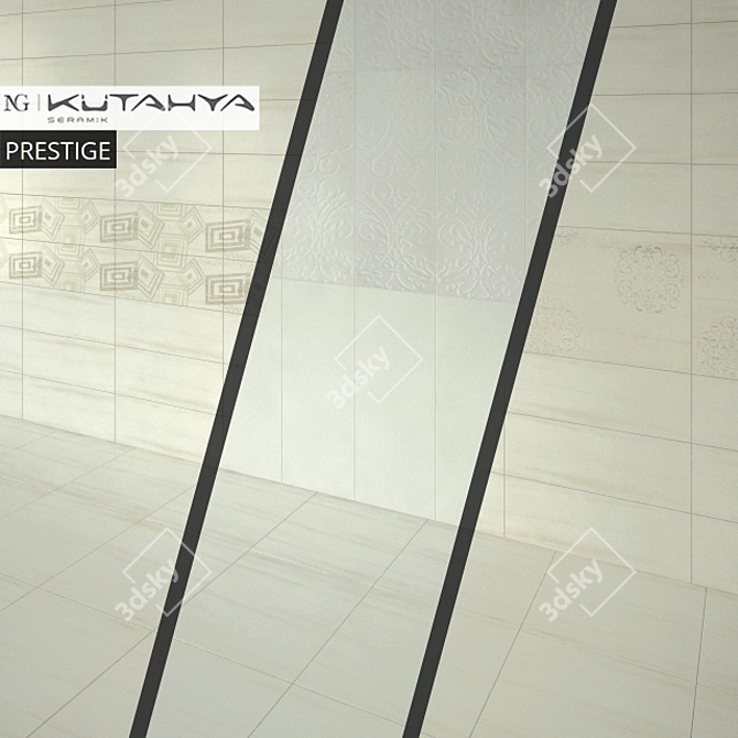 Elegance & Prestige Collection: Modern and Classic Wall and Floor Tiles 3D model image 1