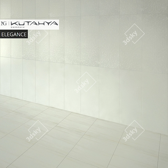 Elegance & Prestige Collection: Modern and Classic Wall and Floor Tiles 3D model image 2