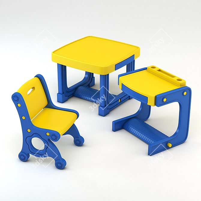 Kids Playtime Set 3D model image 1