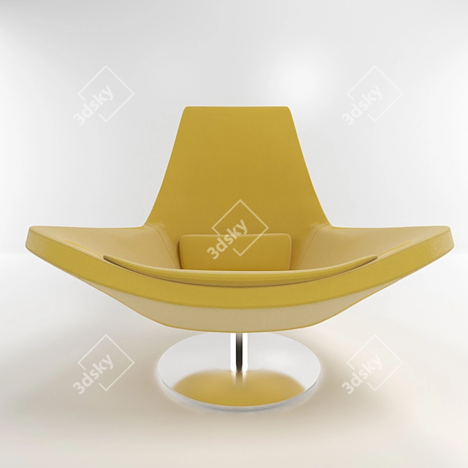 Cozy Comfort Chair - B&B 3D model image 1