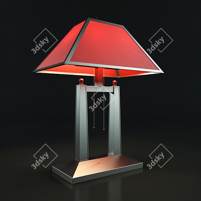 Bunker Chronicles Table Lamp 3D model image 1