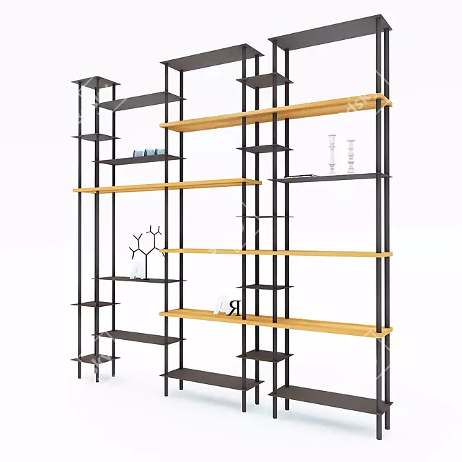 Colico PureBook Shelf Set 3D model image 2