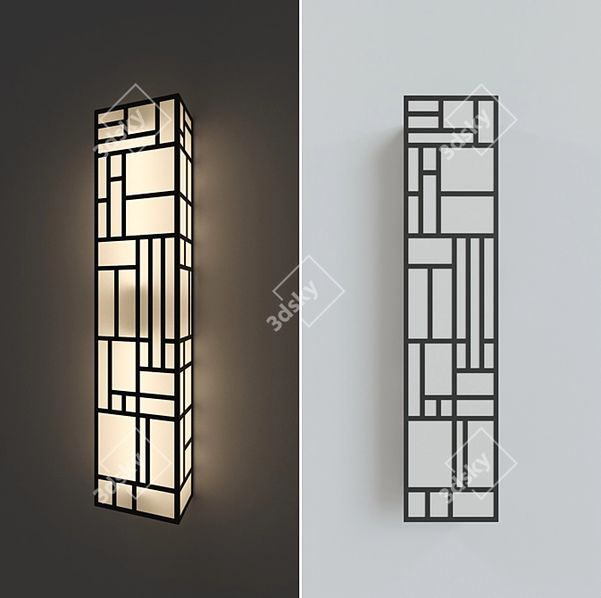 Cosmo Skyscraper Wall Lamp 3D model image 1