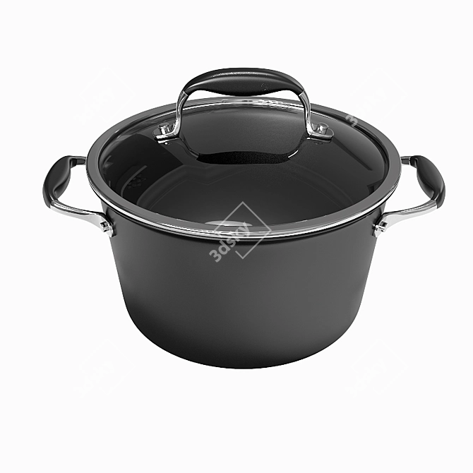 Calphalon Stock Pot: Perfect for Cooking 3D model image 3