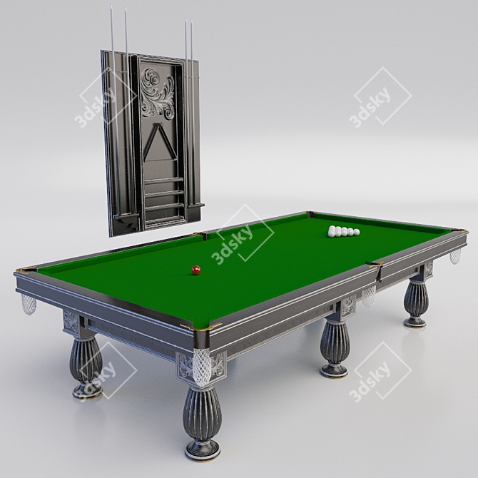 Ultimate Pool Table Experience 3D model image 1