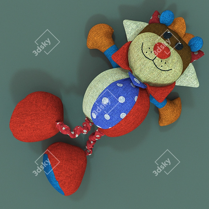 Cuddle King Lion Plush 3D model image 1