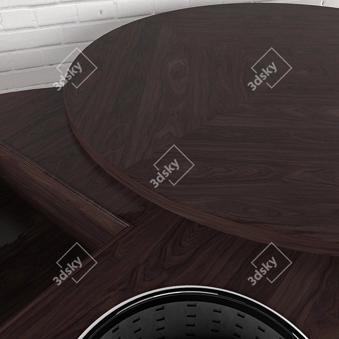 Caprice Table: Stylish Storage Solution 3D model image 2