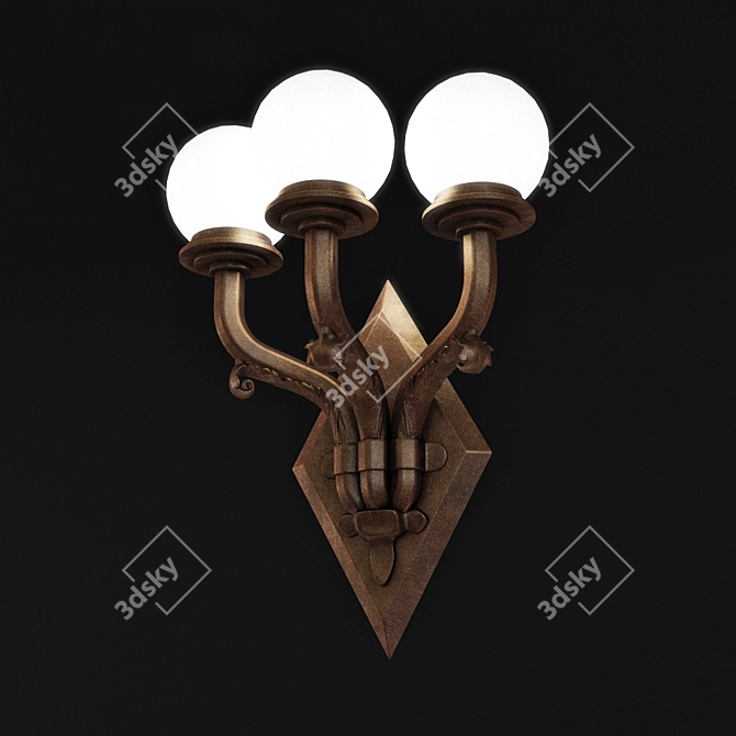 Custom Photo-inspired Sconce 3D model image 1