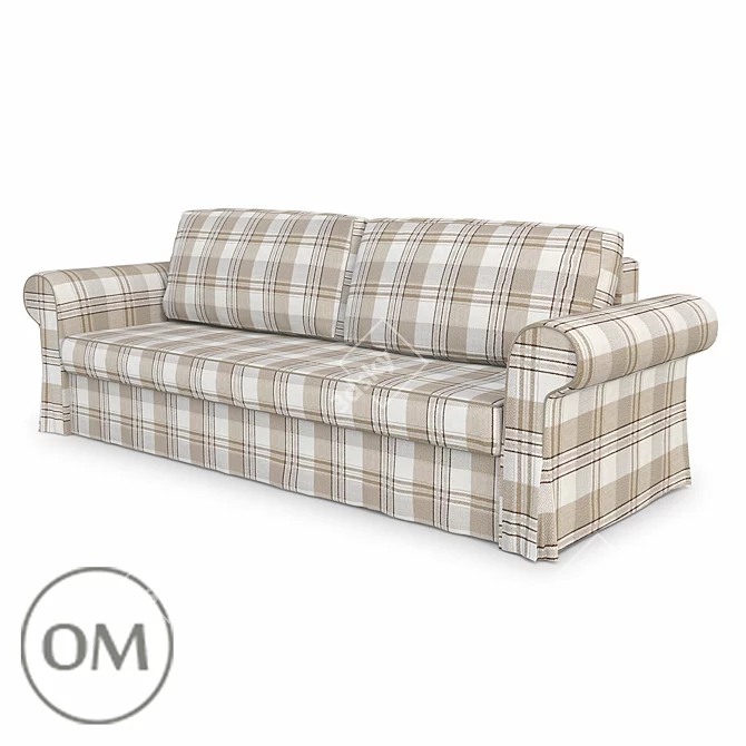 Countryside Style Sofa Bed 3D model image 1