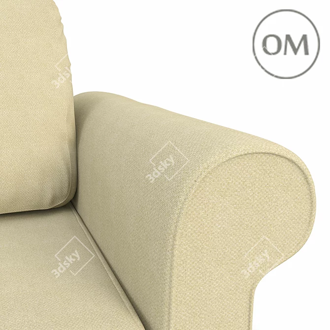 Countryside Style Sofa Bed 3D model image 3