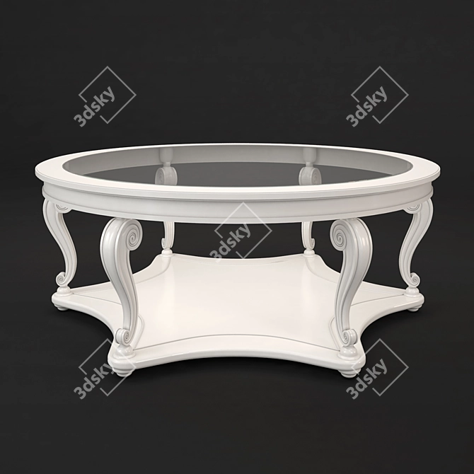 Italian Design Salda Coffee Table 3D model image 1