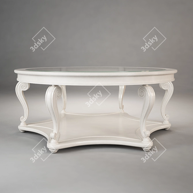 Italian Design Salda Coffee Table 3D model image 2