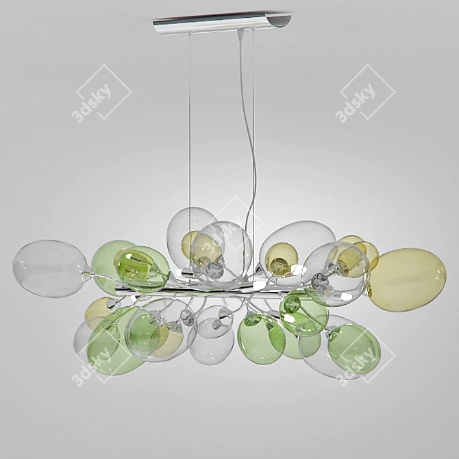 Ethereal Cloud Shaped Lighting 3D model image 1