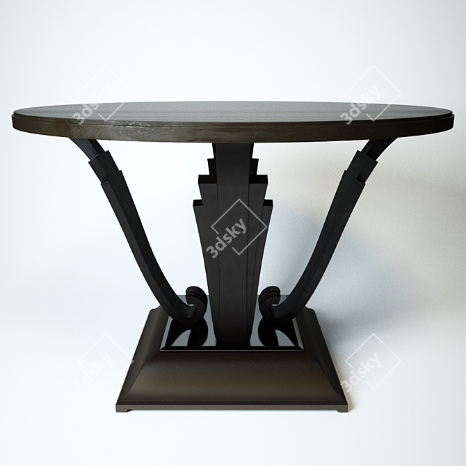 Elegant Quattro Table by Christopher Guy 3D model image 1