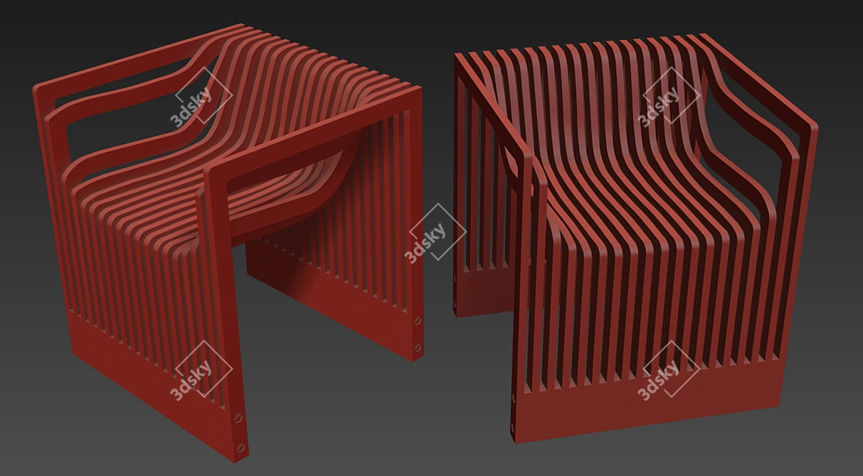 Julian Mayor Impress Chair 3D model image 3