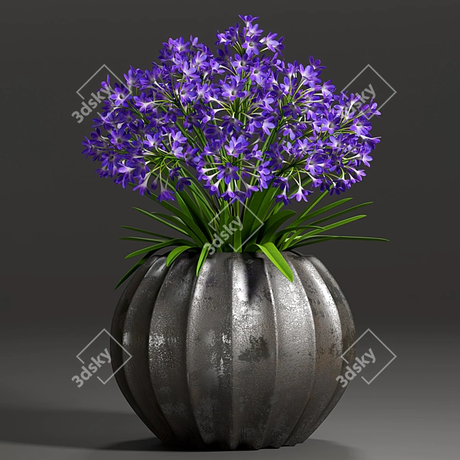 Elegant Floral Decor - MAX 2015/FBX 3D model image 2