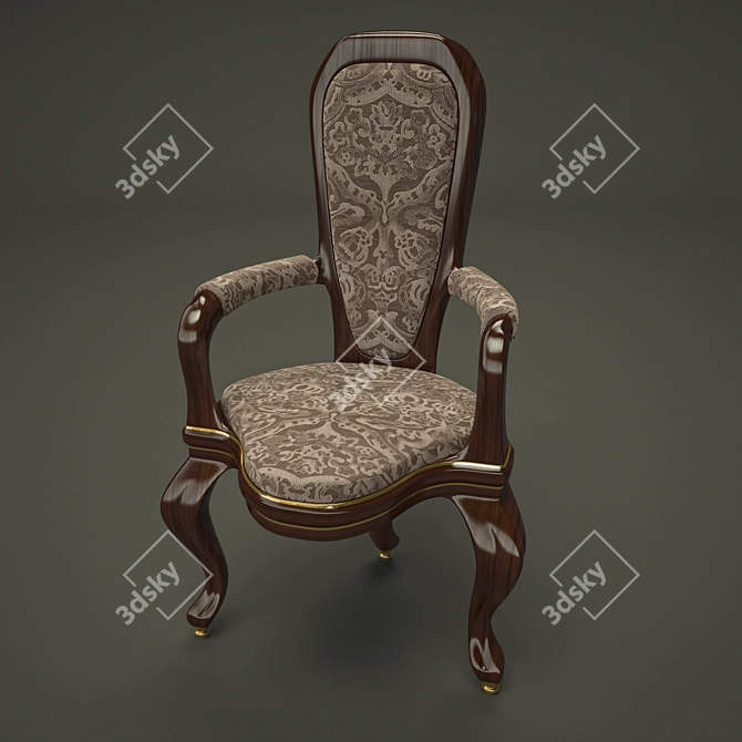 Sleek Comfort: Modern Chair 3D model image 1