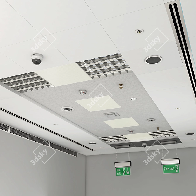 Versatile Ceiling Accessories 3D model image 2