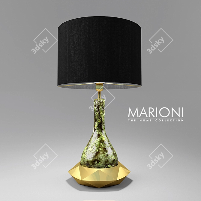 Graham Table Lamp by Marioni 3D model image 1