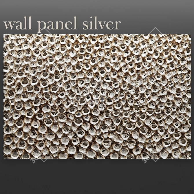 Title: 3D Wall Panel Decor - Customizable and Artisan-Crafted 3D model image 1