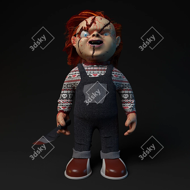 Chucky: The Sinister Doll 3D model image 1