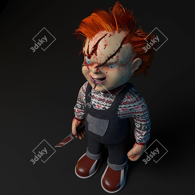 Chucky: The Sinister Doll 3D model image 2