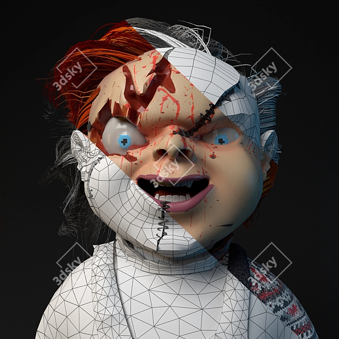 Chucky: The Sinister Doll 3D model image 3