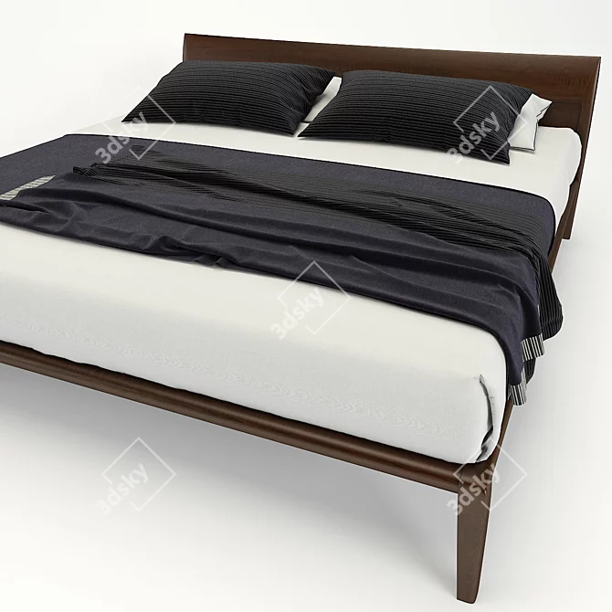 Elevate Your Sleep: Poliform Memo Bed 3D model image 2