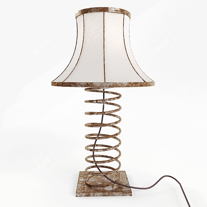 Industrial Loft Lamp 3D model image 2