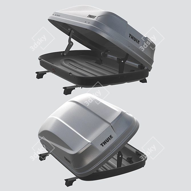 Thule Touring 100 Carport 3D model image 3