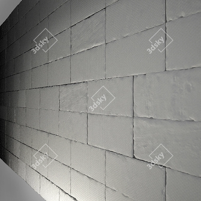Elegant Salt Bricks for Saunas 3D model image 2