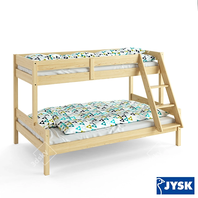 Jysk Hjallerup: The Perfect Kids Bed 3D model image 1