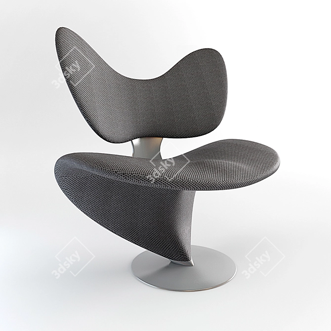 Contemporary Comfort: Roberto Pennetta's Armchair 3D model image 1