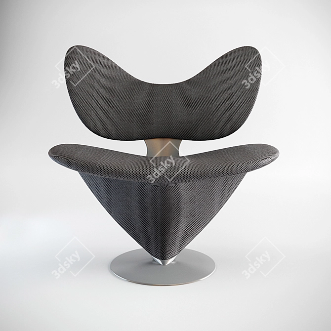 Contemporary Comfort: Roberto Pennetta's Armchair 3D model image 3